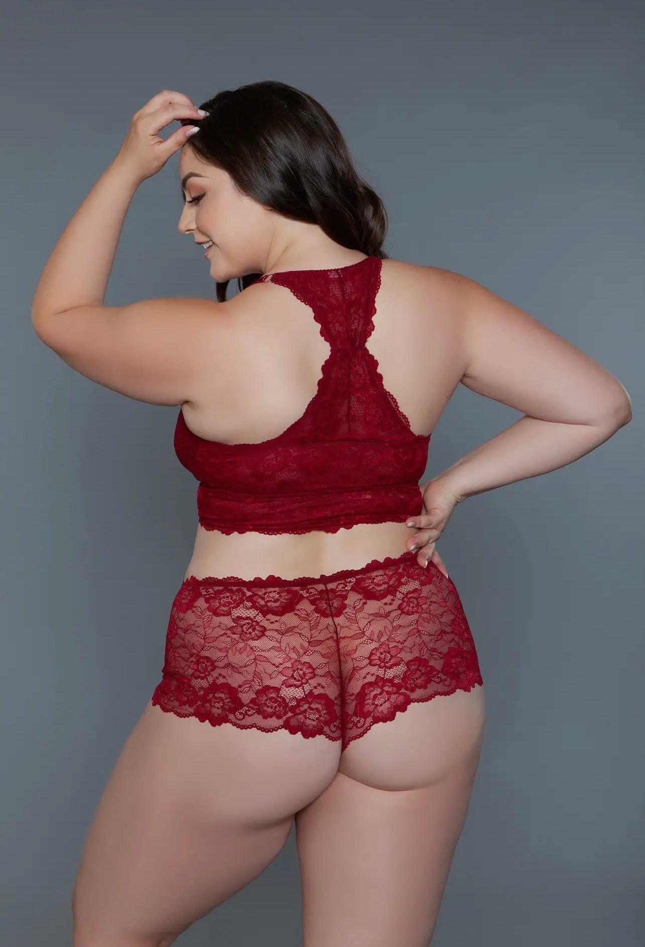 Etta Lace Cheeky Boyshort