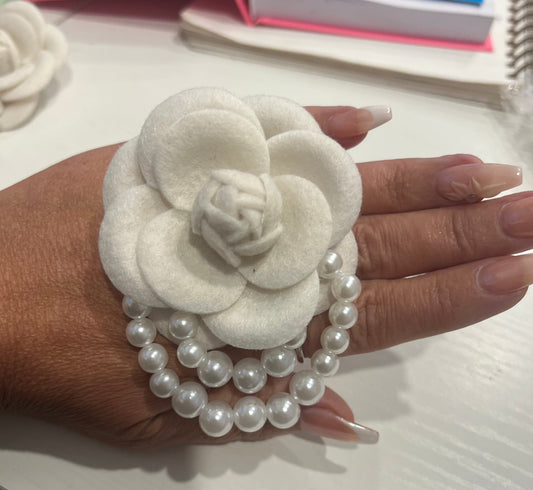 Petals and Pearls Lapel Pin