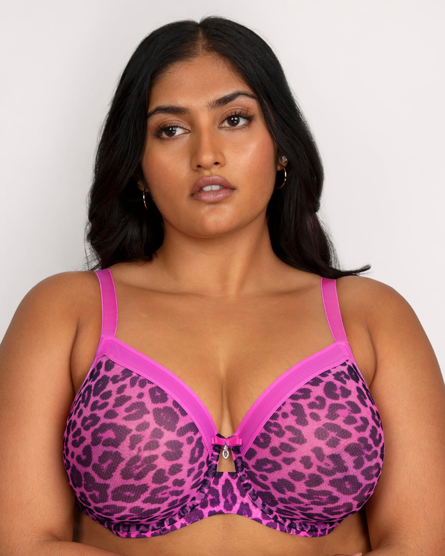 Racquel Unlined Mesh Full Coverage Underwire Bra