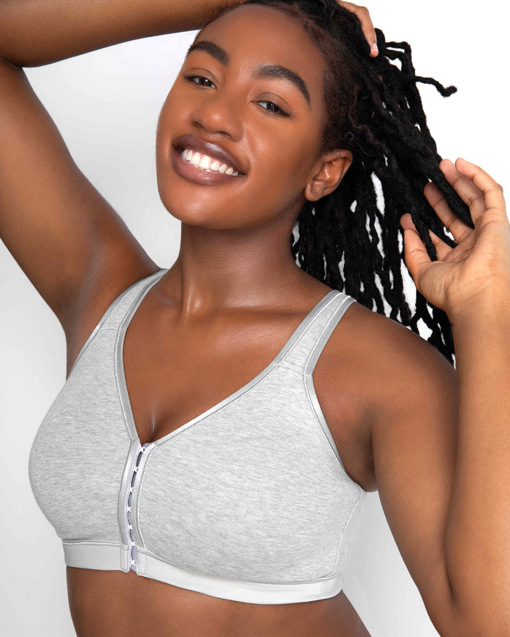 Amelia Front and Back Closure Wireless Bra