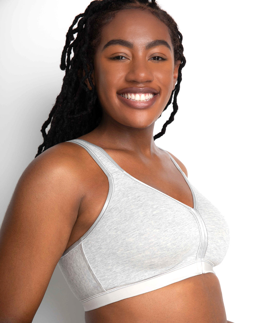 Amelia Front and Back Closure Wireless Bra