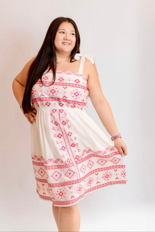Pink Aztec Dress