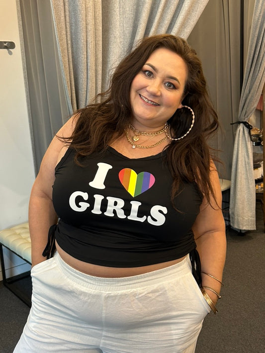 I Heart Girls! Crop Top