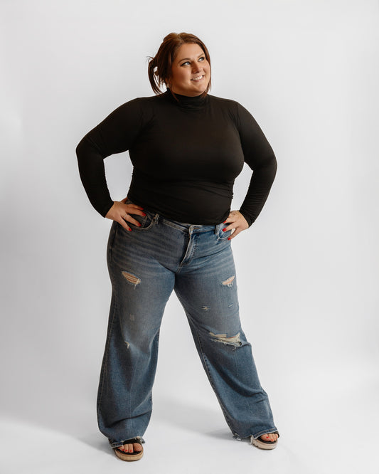 33" Tummy Control MR Wide Leg by Risen