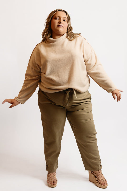 Washed Cotton Twill Pants