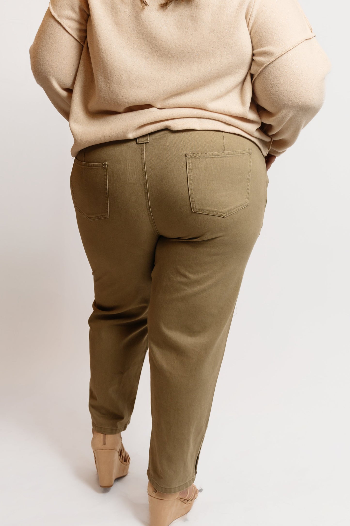 Washed Cotton Twill Pants