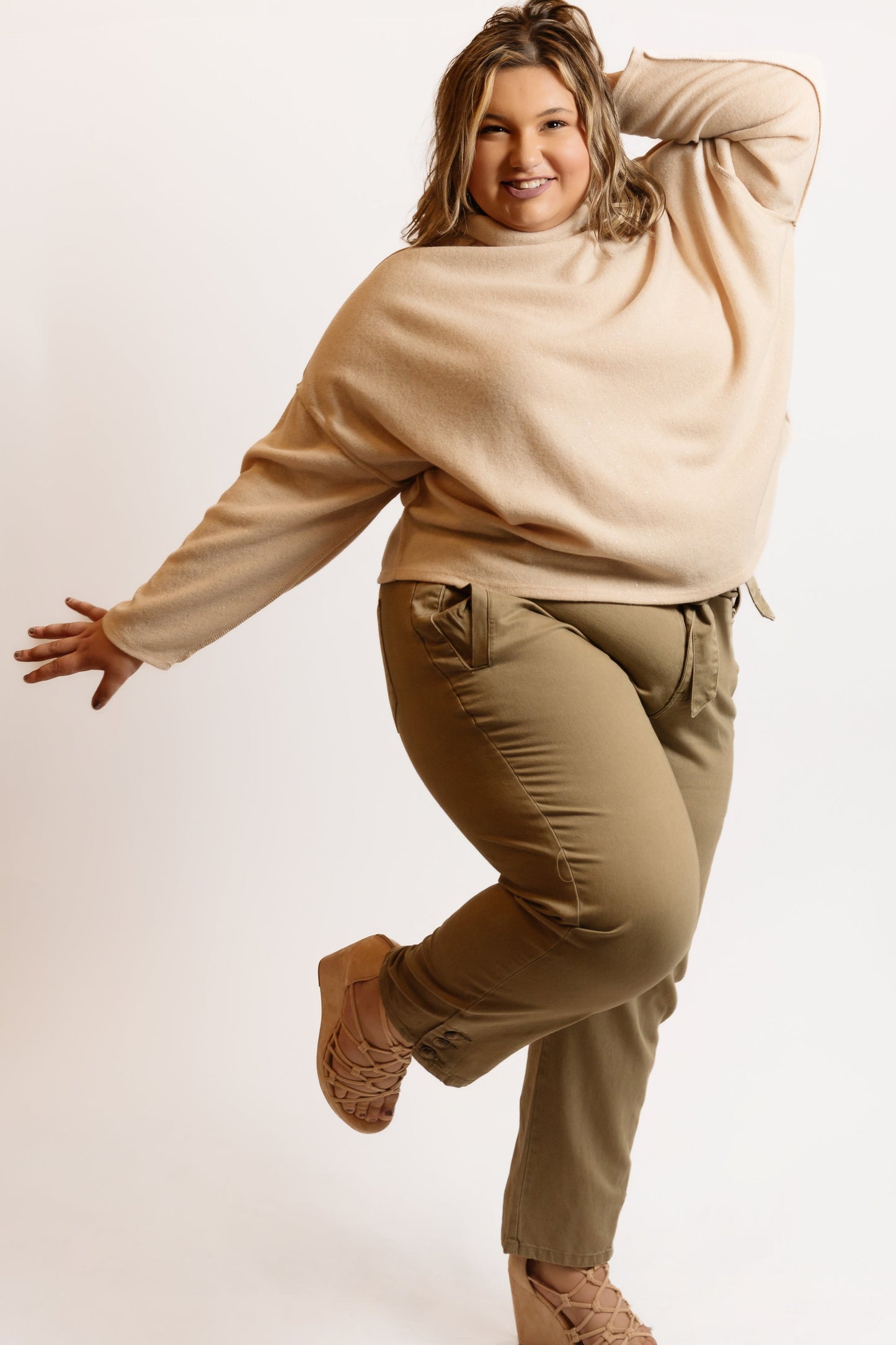 Washed Cotton Twill Pants