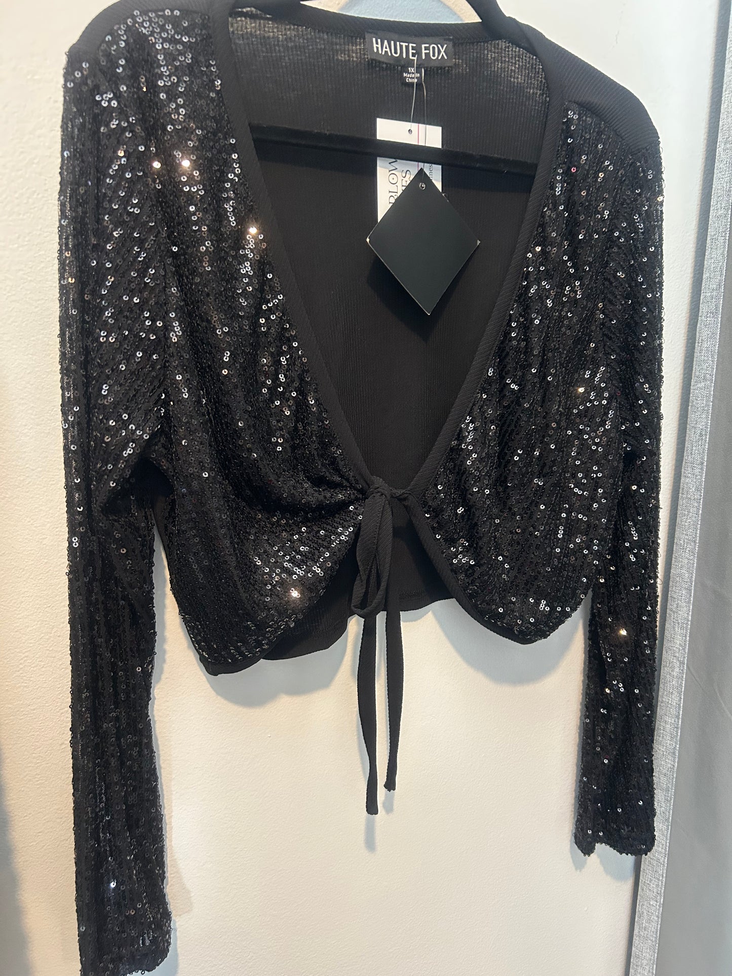 Sequined Bolero Cardigan