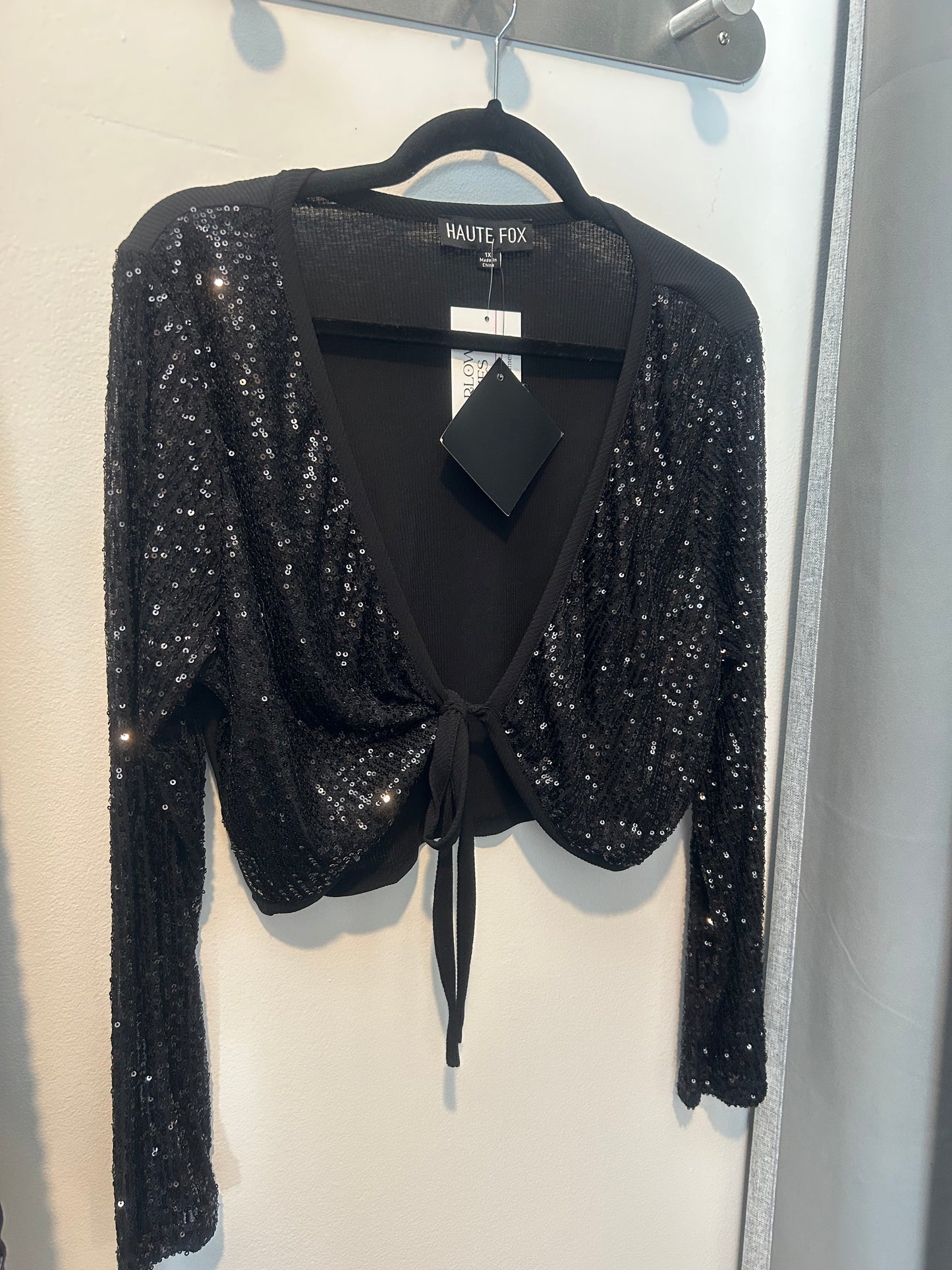 Sequined Bolero Cardigan