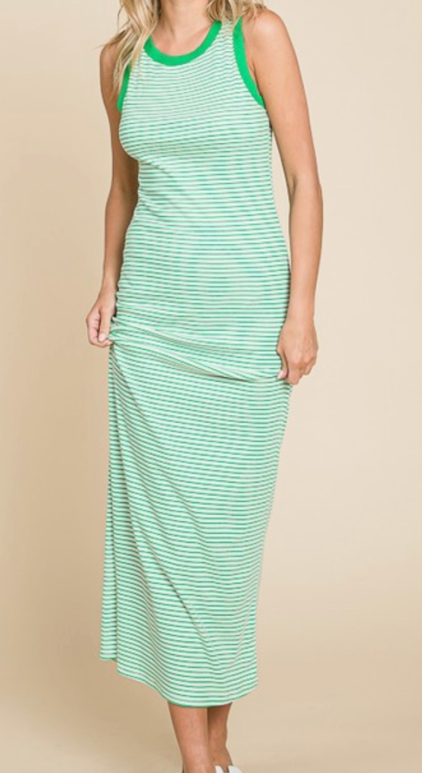 Pin Striped Maxi