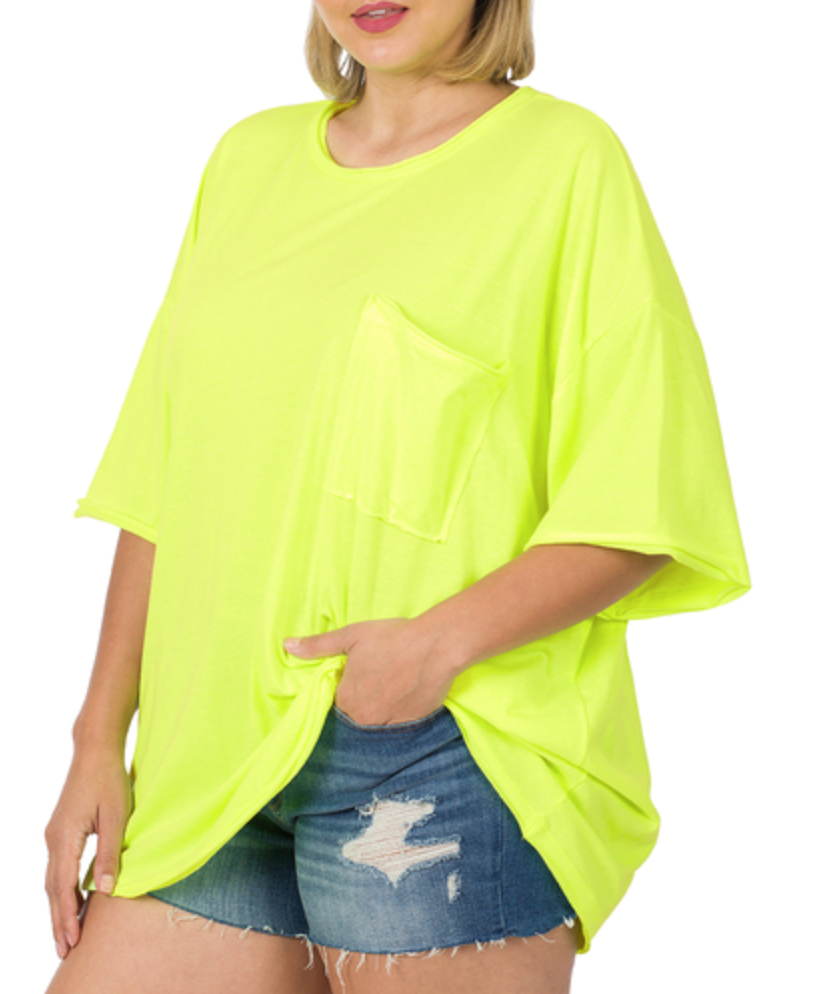 Neon Citrus Boyfriend T-Shirt