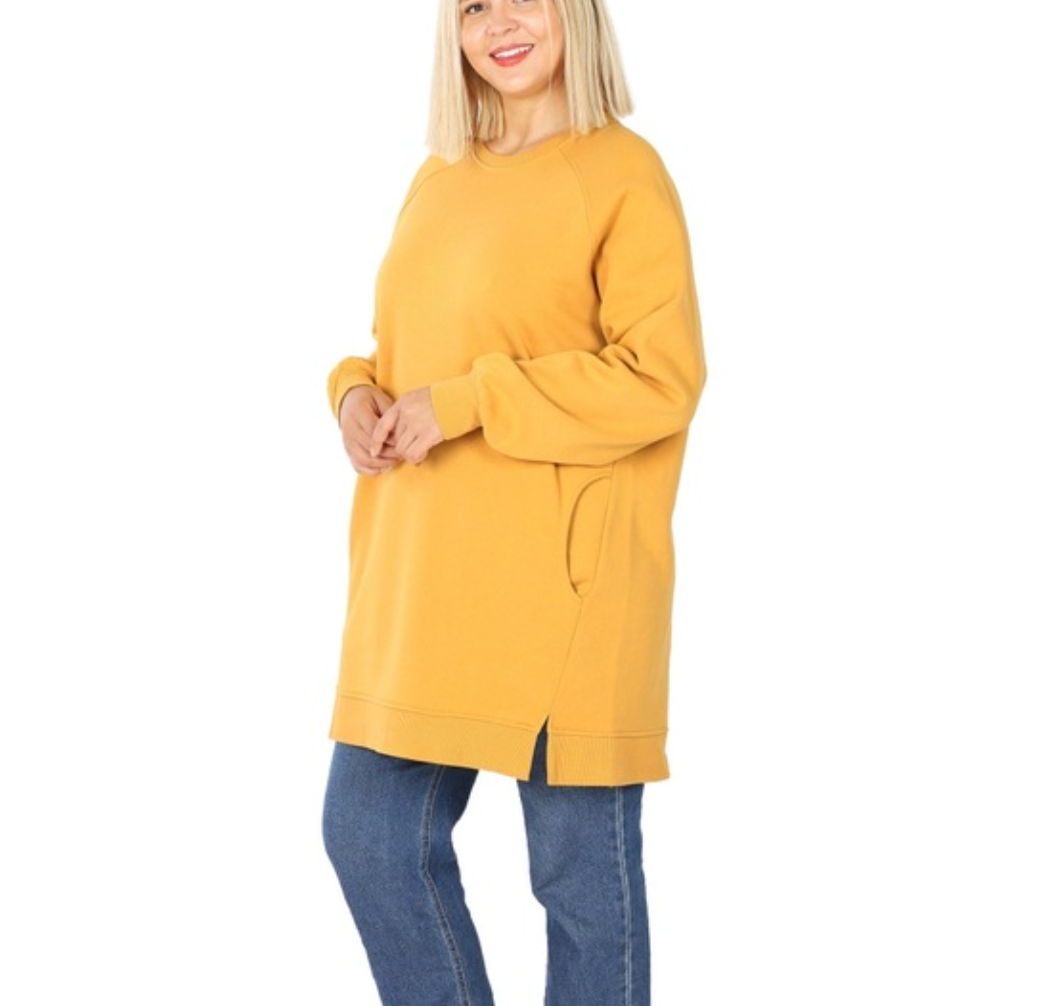 Oversized Tunic Sweatshirt