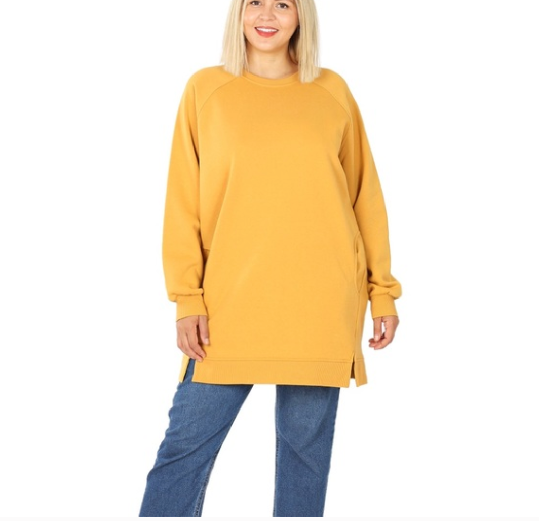 Oversized Tunic Sweatshirt