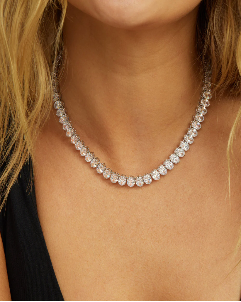 Hello Gorgeous Tennis Necklace