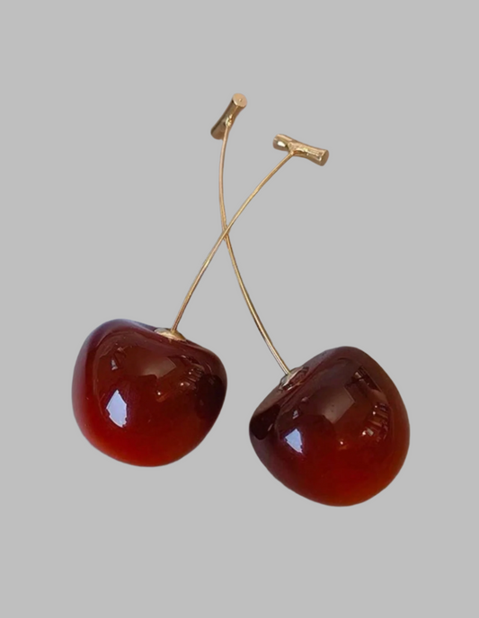 Cherry Stem Earrings