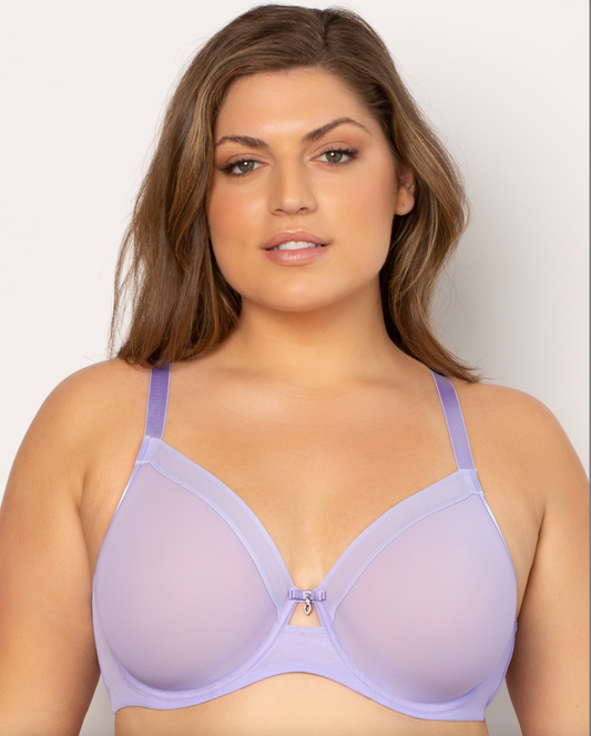 Sabrina Unlined Mesh Full Coverage Underwire Bra