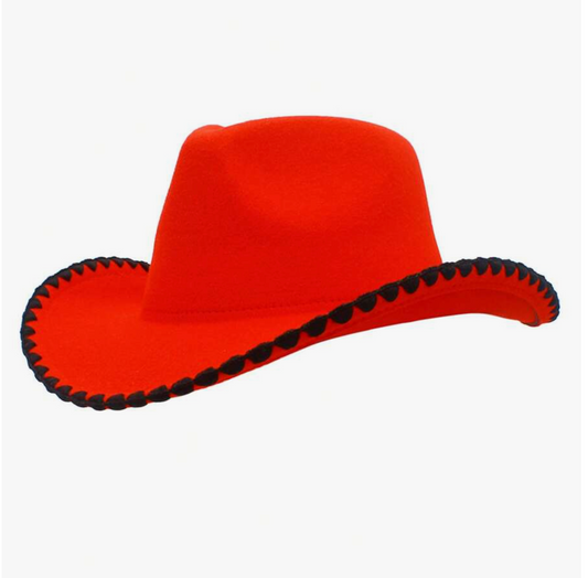 Scalloped Trim Hat