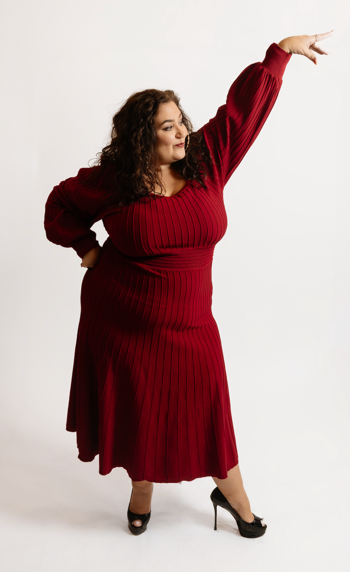 A-Line Sweater Midi
