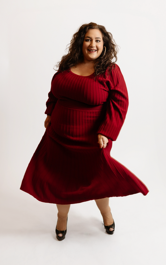 A-Line Sweater Midi