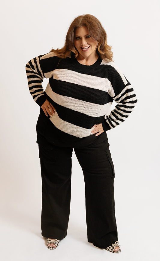 Studio Striped Sweater