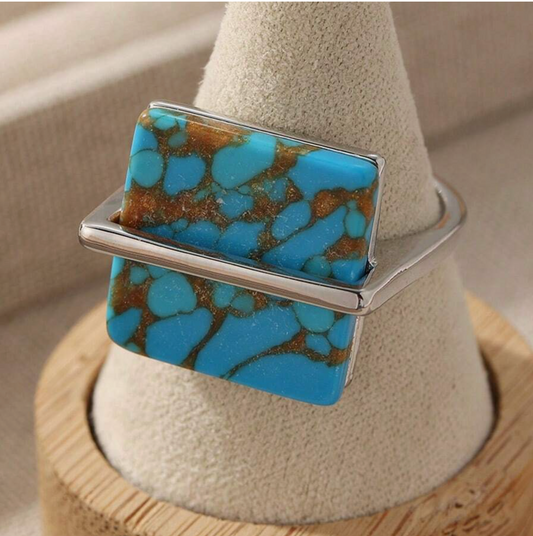 Silver Turquoise Ring