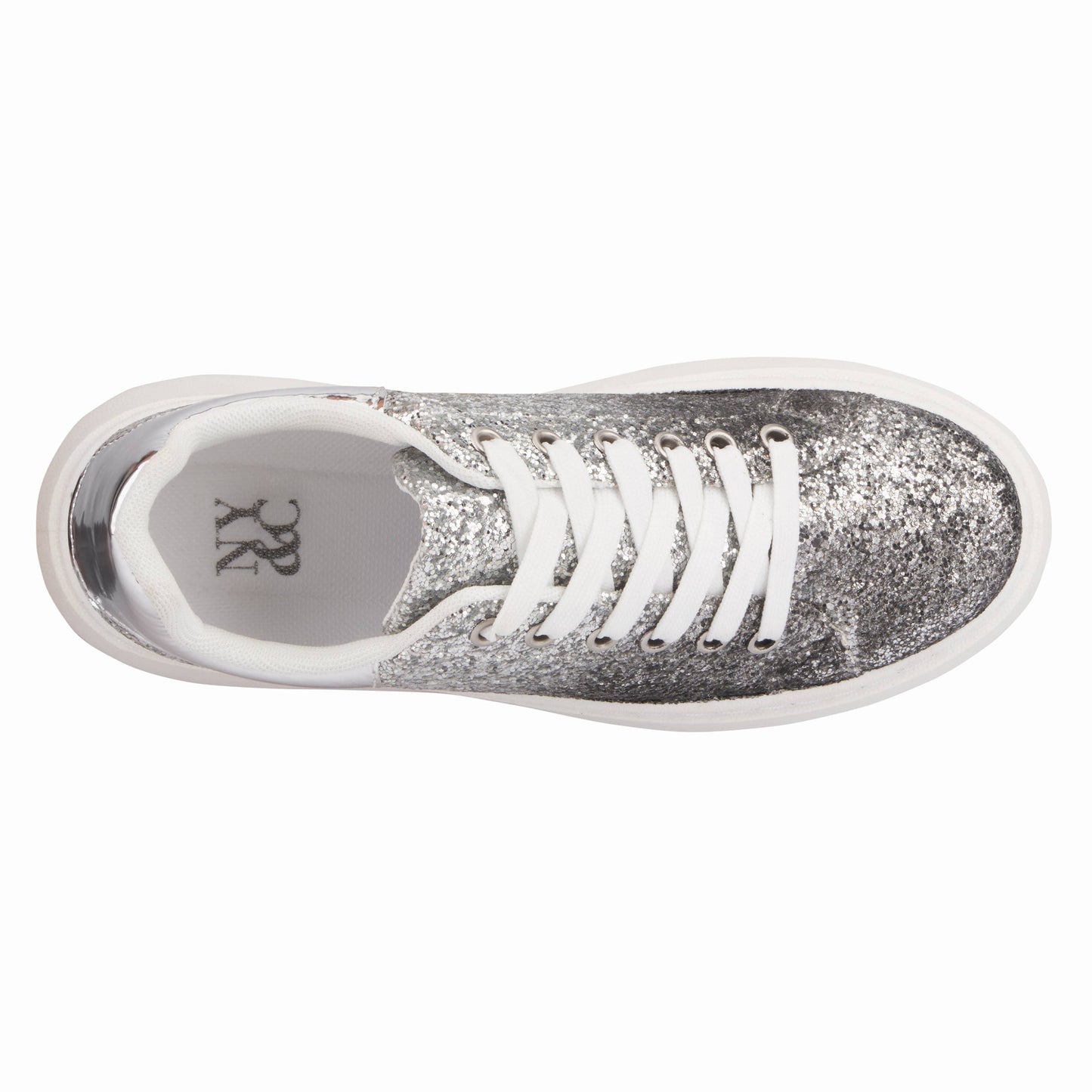 Chrome Ombre Platform Sneakers by New York & Co