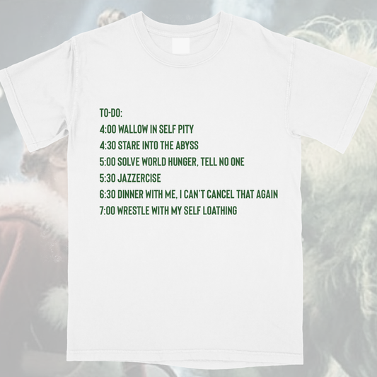 Grinch To-Do List Tee