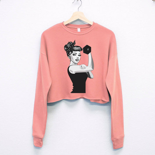 Rosie the Ripped Cropped Sweatshirt