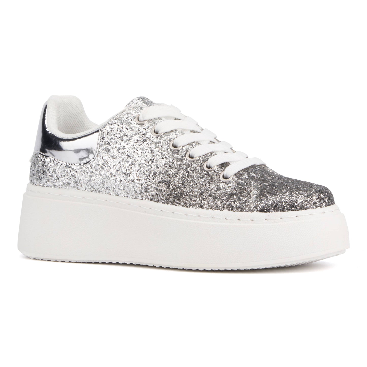 Chrome Ombre Platform Sneakers by New York & Co