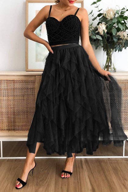 A-Line Tulle Skirt