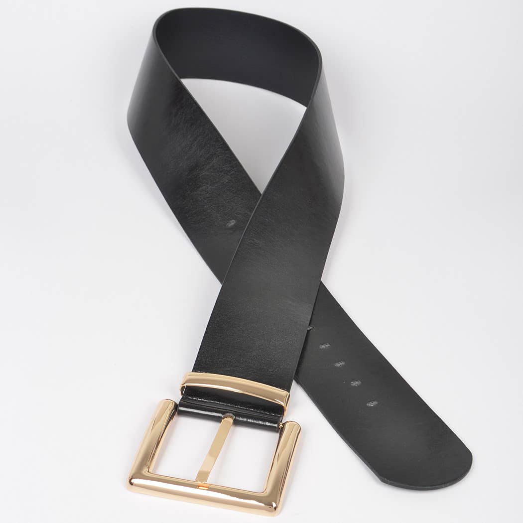 Oversized Square Buckle Belt