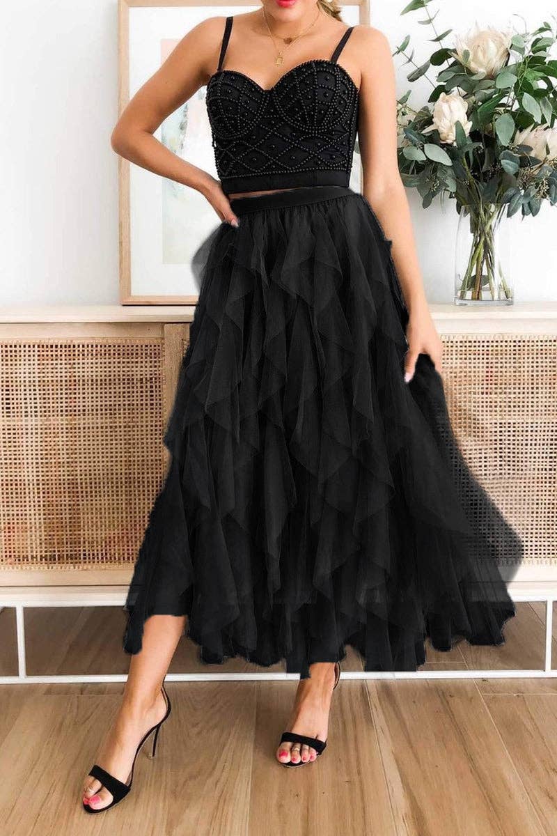 A-Line Tulle Skirt