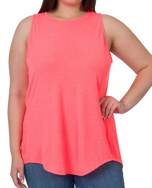 LUXE Round Neck sleeveless top