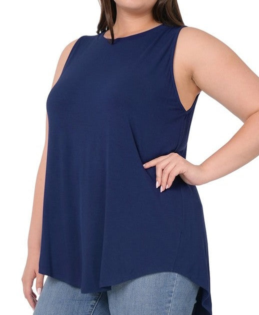 LUXE Round Neck sleeveless top