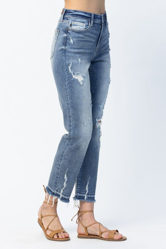 Released Hem Judy Blue Jean