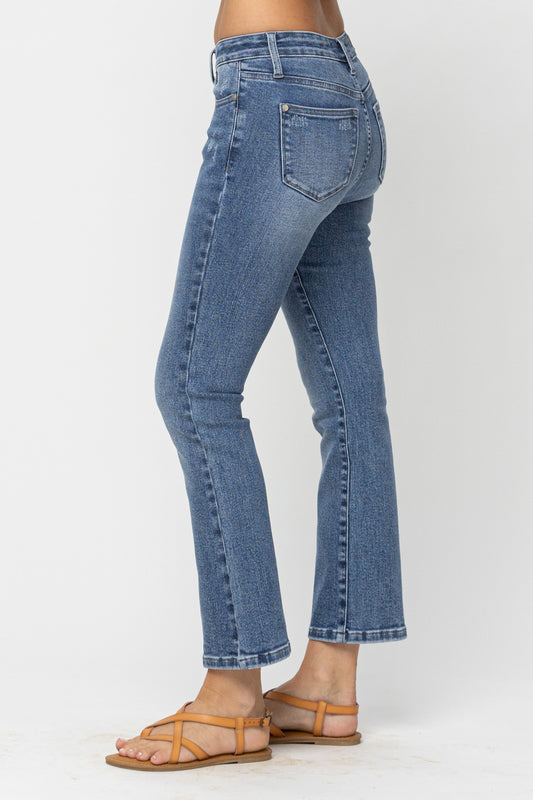 Midrise Demi Crop Bootcut - Judy Blue