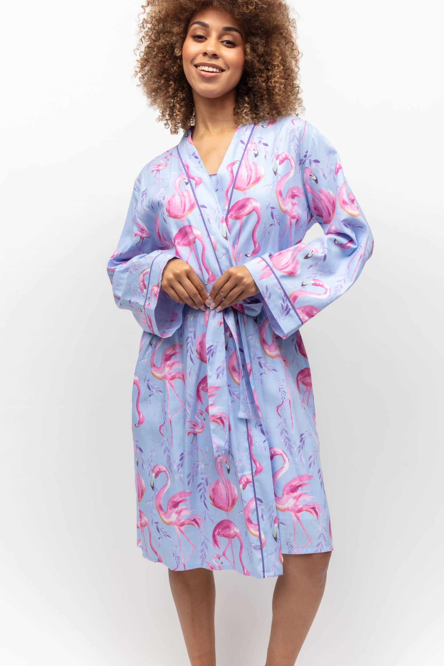 Pink Flamingo Dressing Gown