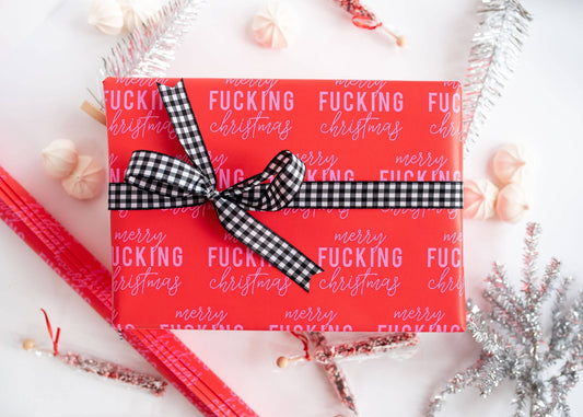 Adult Humor, Holiday Wrapping Paper