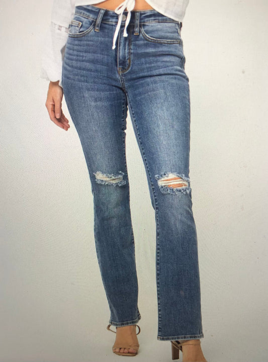 Judy Blue Mid Rise Tall Bootcut Jeans